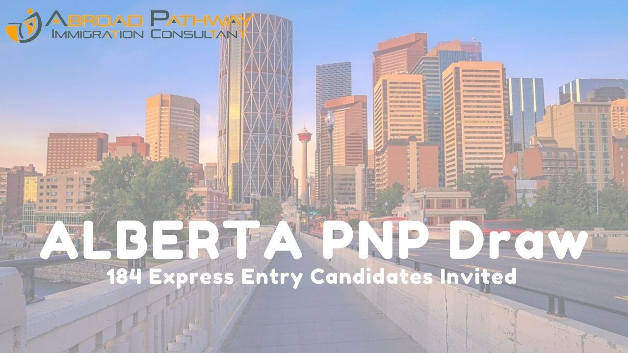 Latest Alberta PNP draw invited 184 Candidates