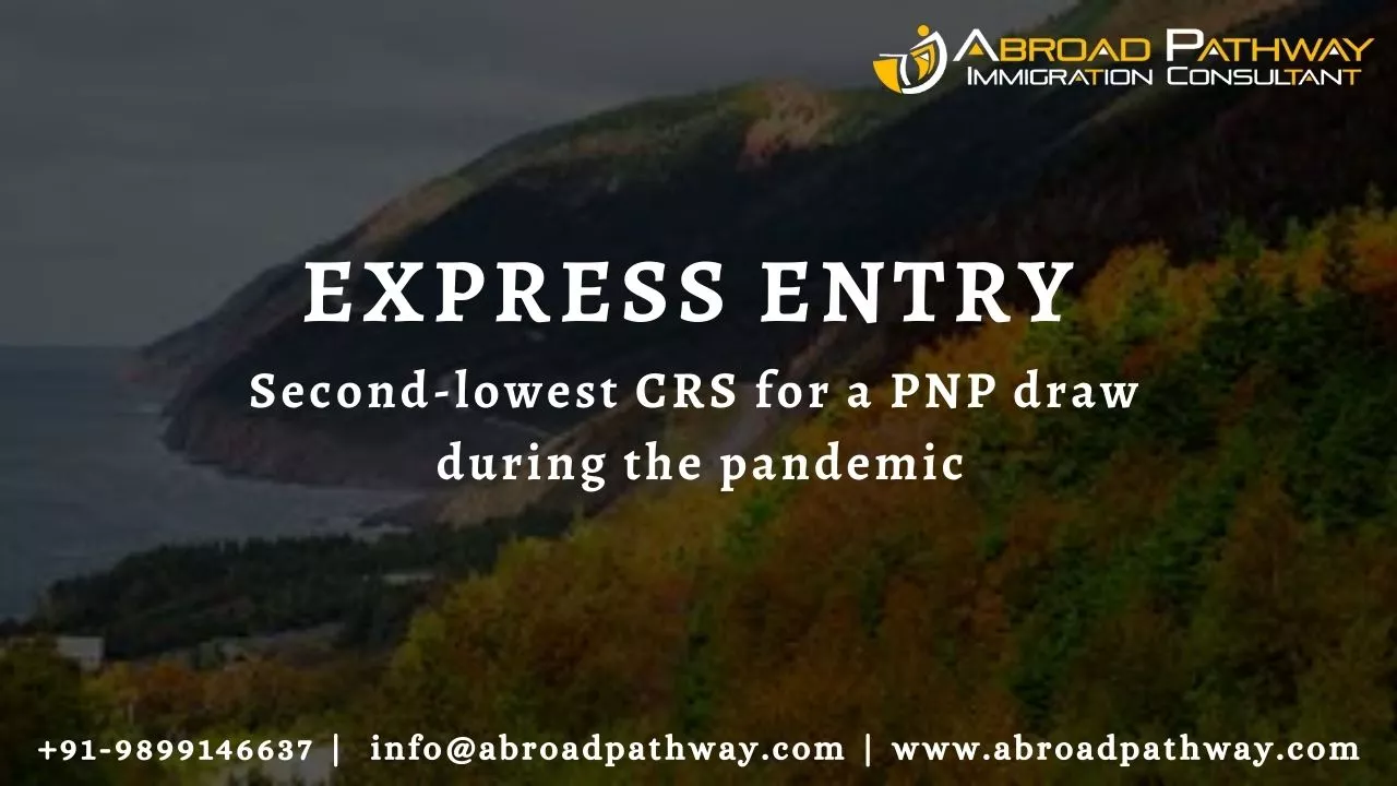 Second lowest CRS draw for PNP during the pandemic