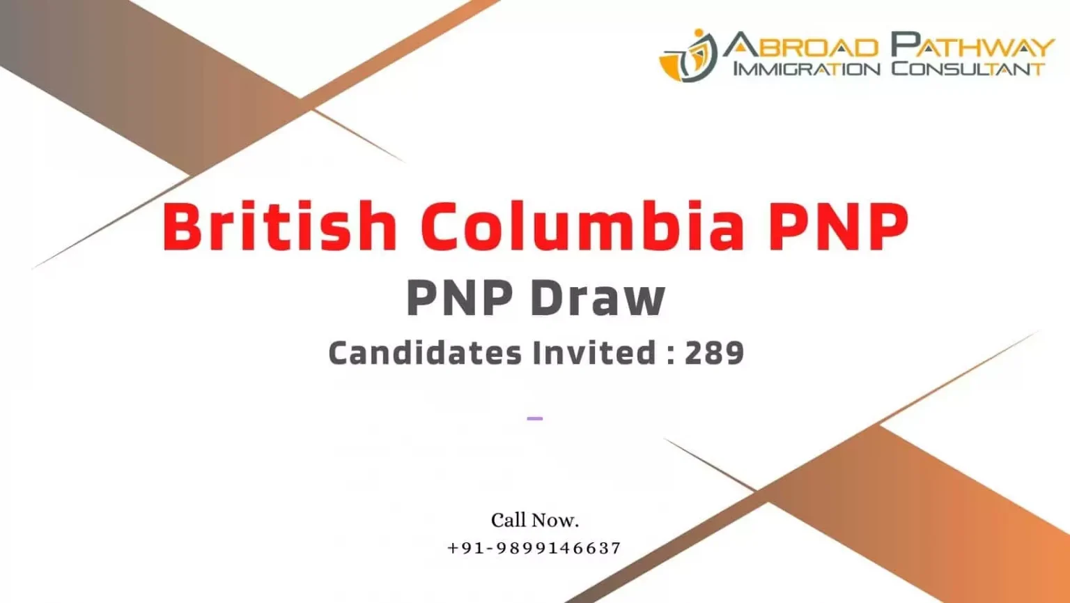 British Columbia issued 289 invitations in latest PNP draw