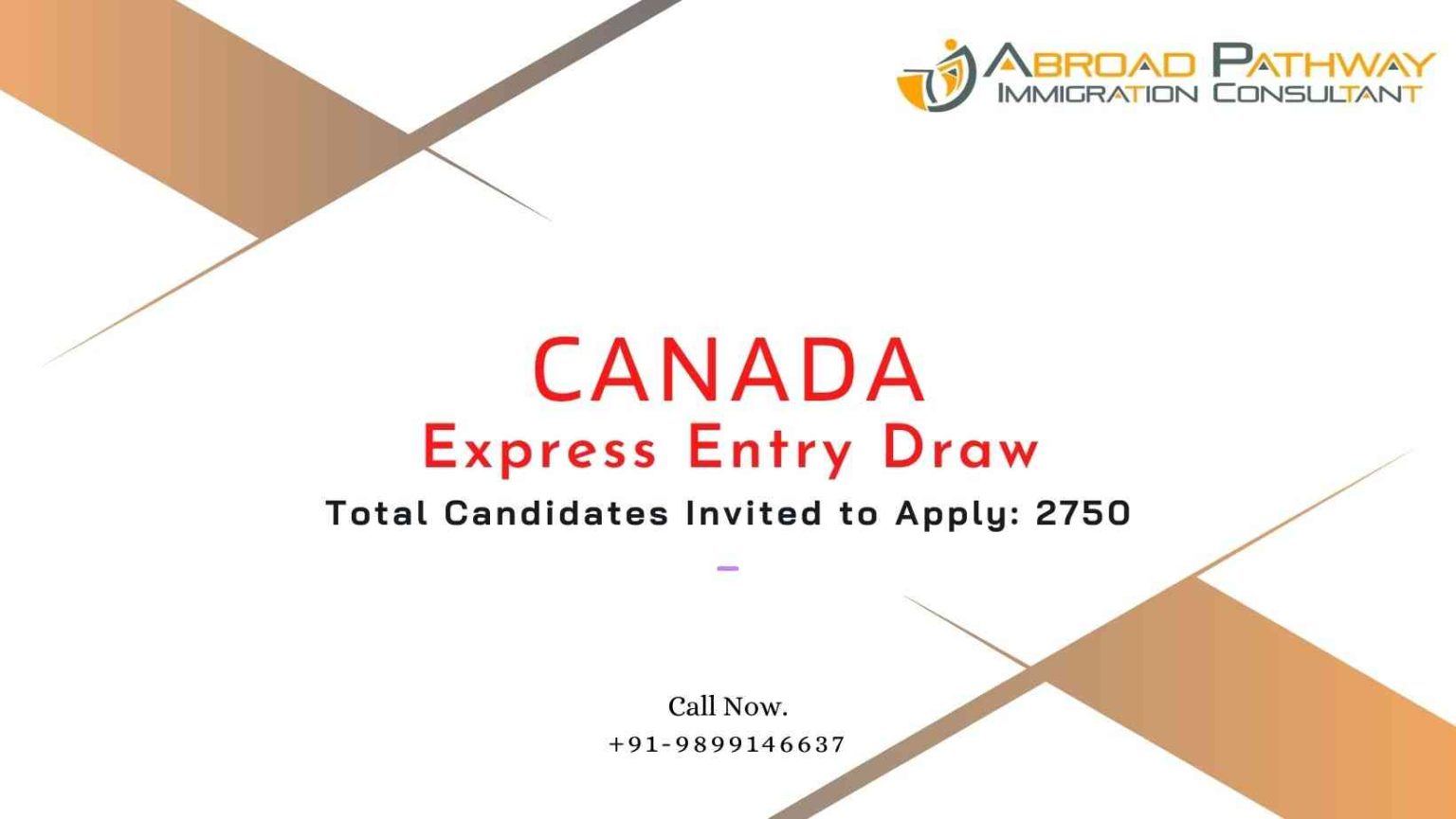 Canada Express Entry Latest draw issued ITA’s 2,750
