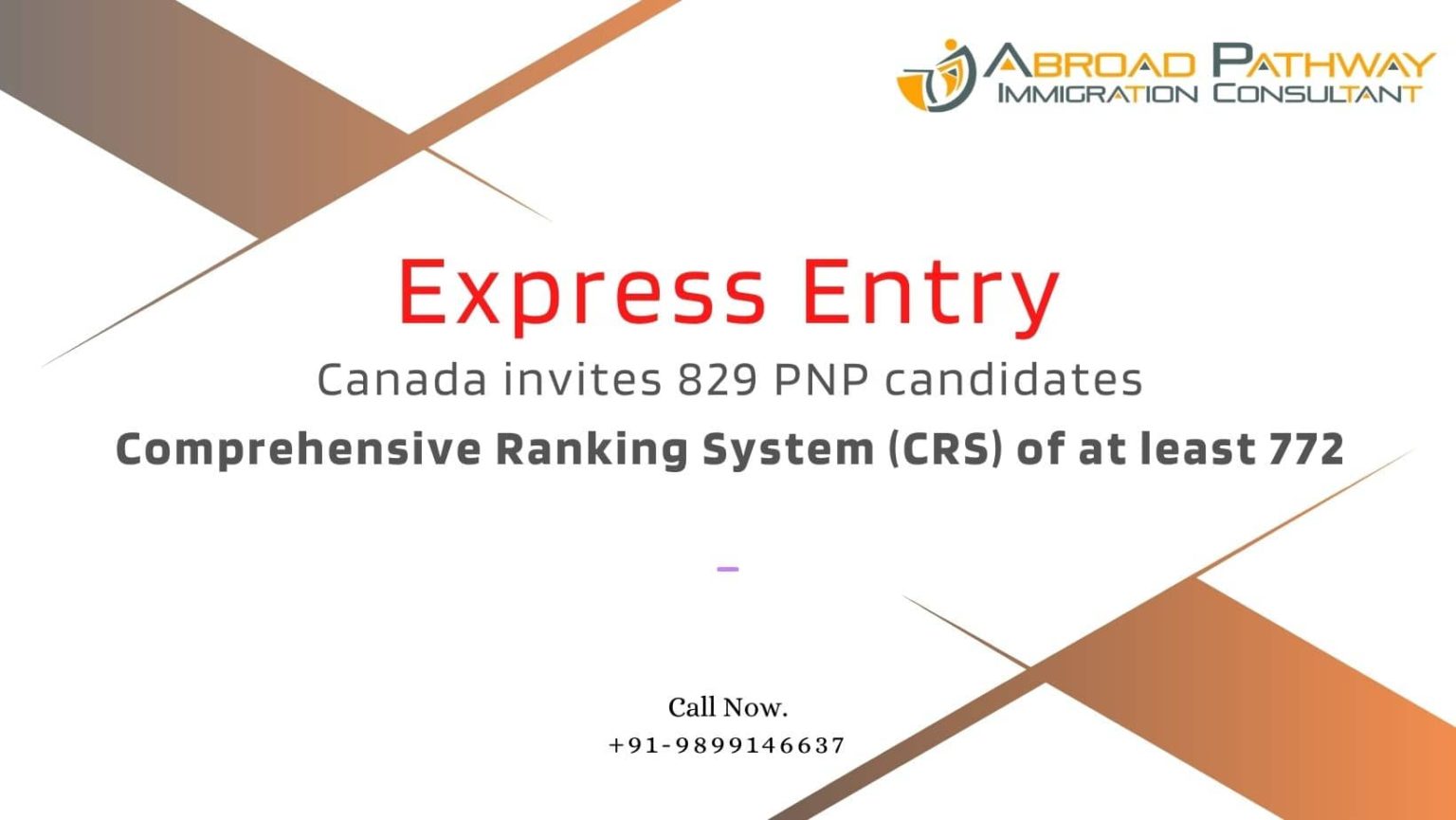 Canada latest Express Entry Draw invites 829 PNP Candidates