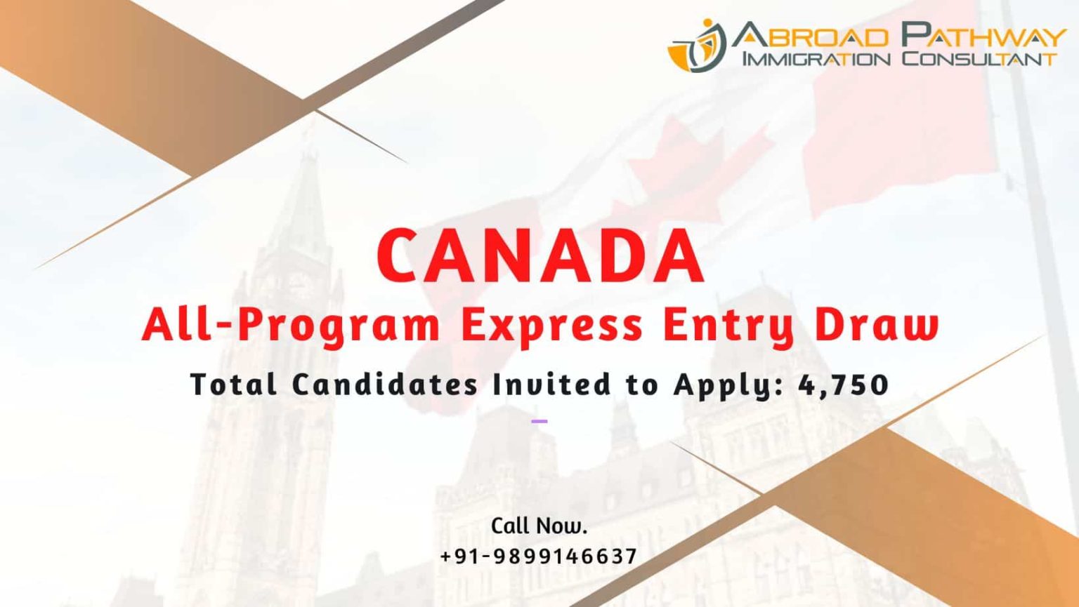 Canada invites 4750 candidates under All-Program draw