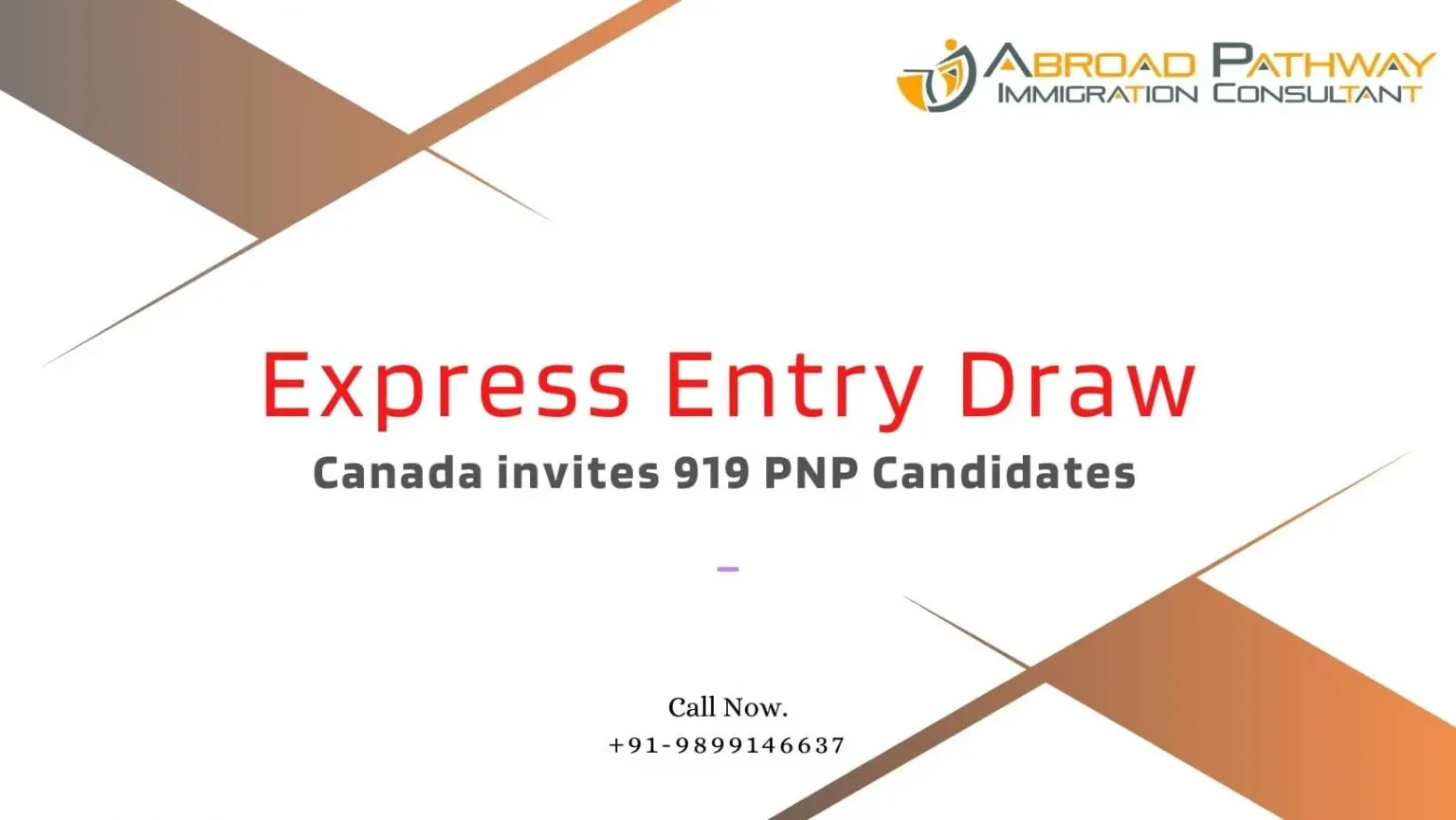 Canada invites 919 PNP candidates Recent Express Entry Draw