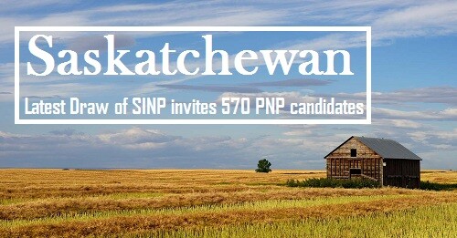 Latest Saskatchewan PNP draw invites 570 immigrants for a provincial nomination