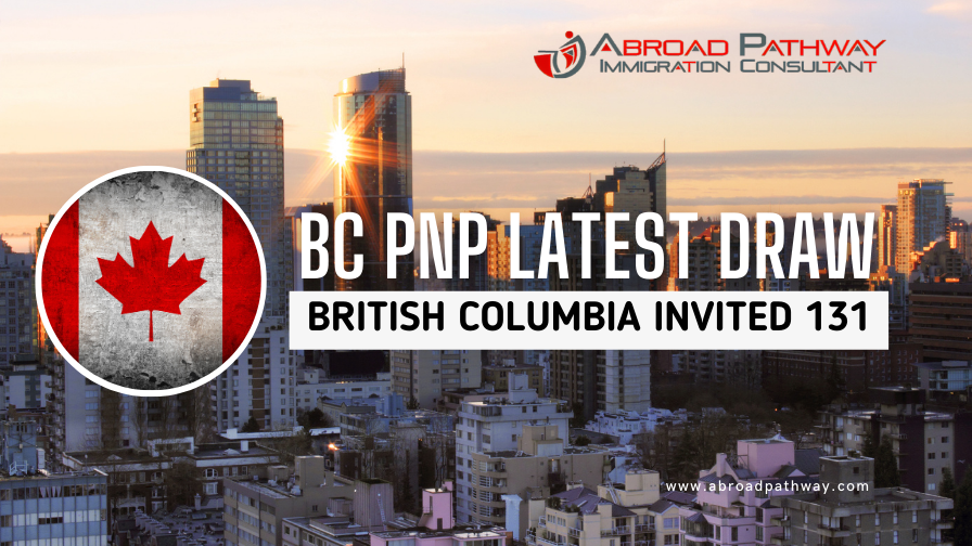 British Columbia PNP Latest Draw- invites 131 Candidates