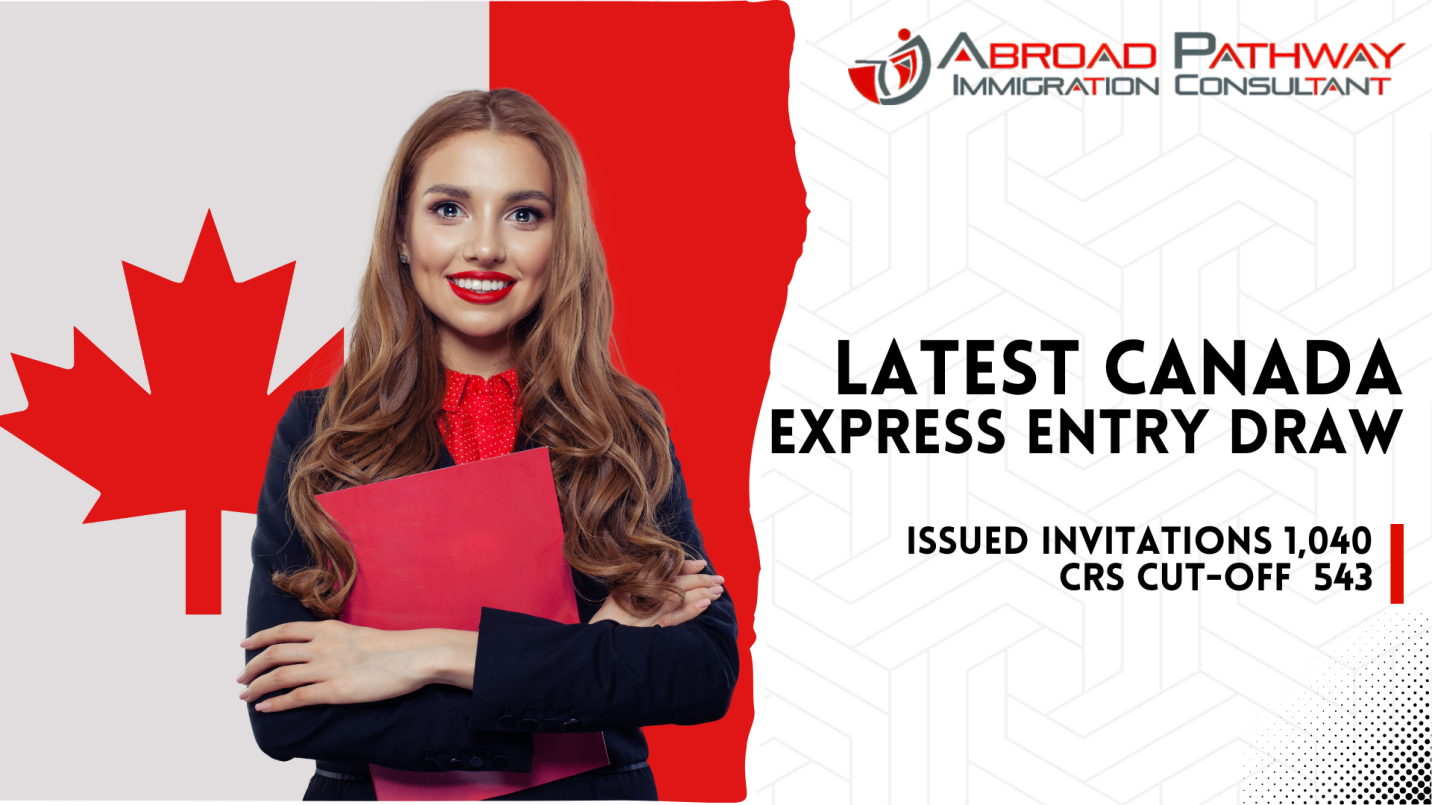 Canada Express Entry Draw Issues 1,040 Invitations, CRS Score of 543