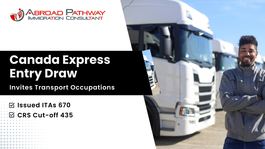 Latest Express Entry Draw #277- First Transport Occupations Draw!