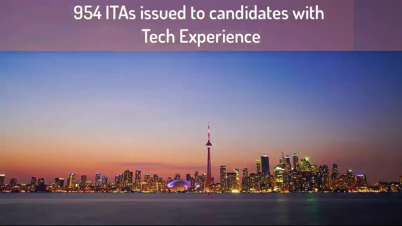 954 Express Entry candidates with tech experience have been invited by Ontario in the latest draw as on 15th January 2020