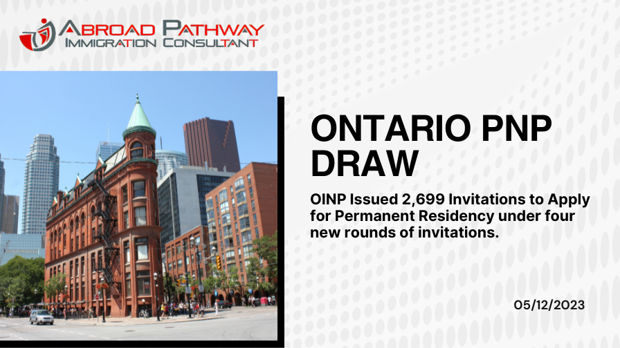 Ontario Issues 2,699 Permanent Residency Invitations in 4 New OINP Draws