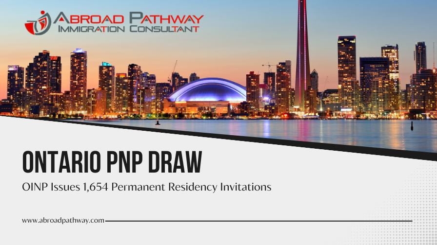 Ontario PNP Draw- OINP Issues 1,654 Permanent Residency Invitations
